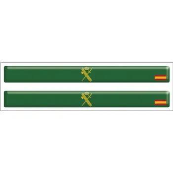 

Sticker thin rectangles Civil Guard 2 pc. RESIN 100x10mm/ud.