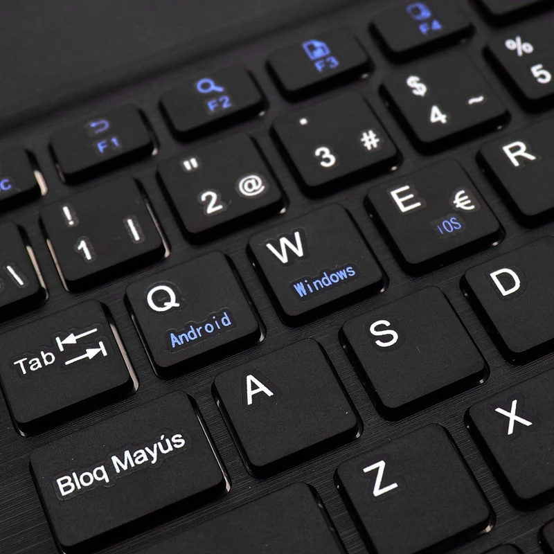 Wireless Keyboard,Spanish Language / English Dual Language Bluetooth Keyboard for Samsung Galaxy Tab S6 Lite 24