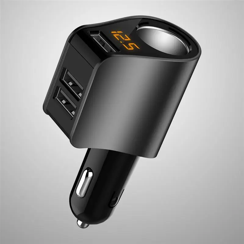 12-24 в 80 Вт автомобильный тройной USB двойной адаптер для автомобильного прикуривателя разветвитель конвертер автомобильное напряжение Диагностика прикуривателя