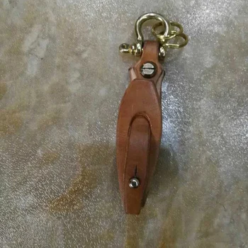

Japan Steel Blade Wooden Die Reaationary Key Ring Pendant Leather Craft Punch Hand Tool Cut Knife Mould Sewing Accessories