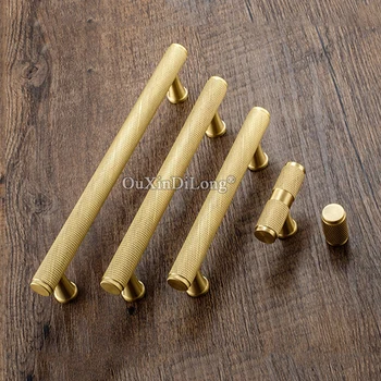 

Top Designed 2PCS European Pure Brass Furniture Handles Cupboard Wardrobe Drawer Kitchen Cabinet Pulls Handles & Knobs