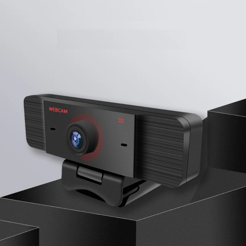 Caméra De Documents USB 2K 5MP - Autofocus, Lumière LED, Inversement D'image, Idéale Pour L'enseignement à Distance Et Les Présentations