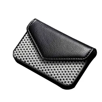 

Fashion Men Slim Wallet Leather Male Business Credit Card Holder Coin Pouch Bag Female Purses Clutch Hasp Small Wallets