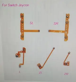 

original 25pcs/lot ns switch joy controller SL SR L ZL ZR button flex cable ribbon