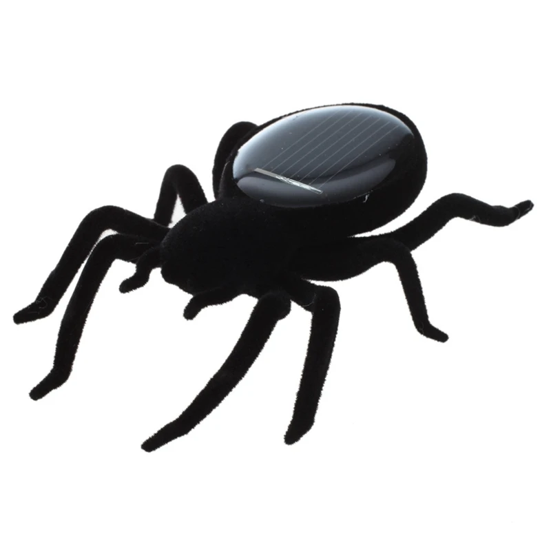 

Solar Powered Toy Spider in RETAIL packaging Educational Eco Fun Just place in sun or bright light and watch it jiggle and wiggl