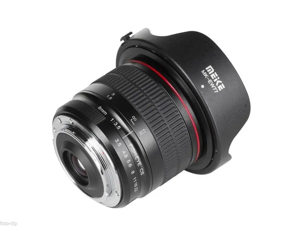 Широкоугольный объектив рыбий глаз Meike 8 мм f3.5 для Sony Alpha и Nex беззеркальная с