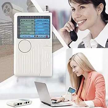 

Multifunctional Remote Network Cable Tester Rj11/ Rj45 /USB/BNC LAN Cable Cat5 Cat6 Wire Tester