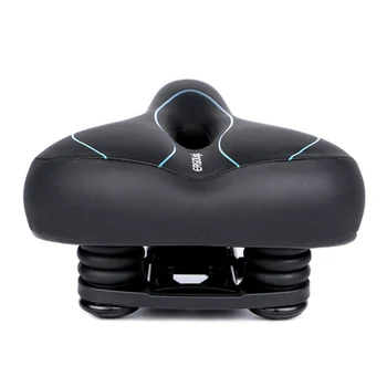 

Comfort Hollow Gel Seat Bicycle Saddle MTB Road Racing PVC Black Cover Padded