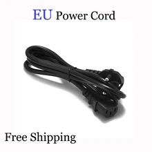 Европейский кабель питания 1,5 м 5 футов 1,8 м 6 футов Евро Тип F разъем IEC C13 кабель питания для ПК монитор компьютера принтер ТВ