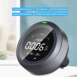 FABISENSE – détecteur professionnel de formaldéhyde, moniteur de qualité de l'air, analyseur de gaz pour l'intérieur, analyseur de PTH2, hygromètre TVOC HCHO 