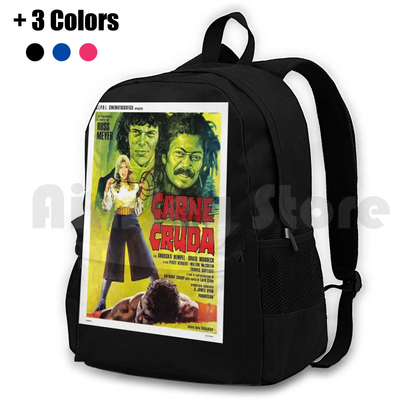 

Винтажный походный рюкзак Carne Cruda, водонепроницаемый винтажный для кемпинга и путешествий, в стиле ретро