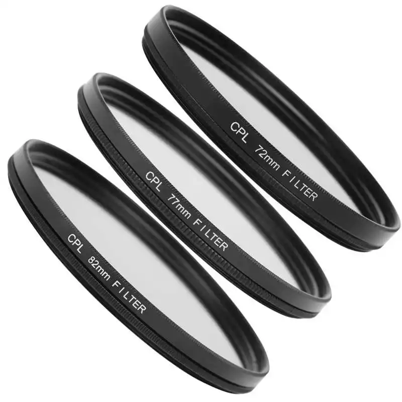 Junestar DSLR Camera Lens Polarizing Filter CPL Polarizer for Canon