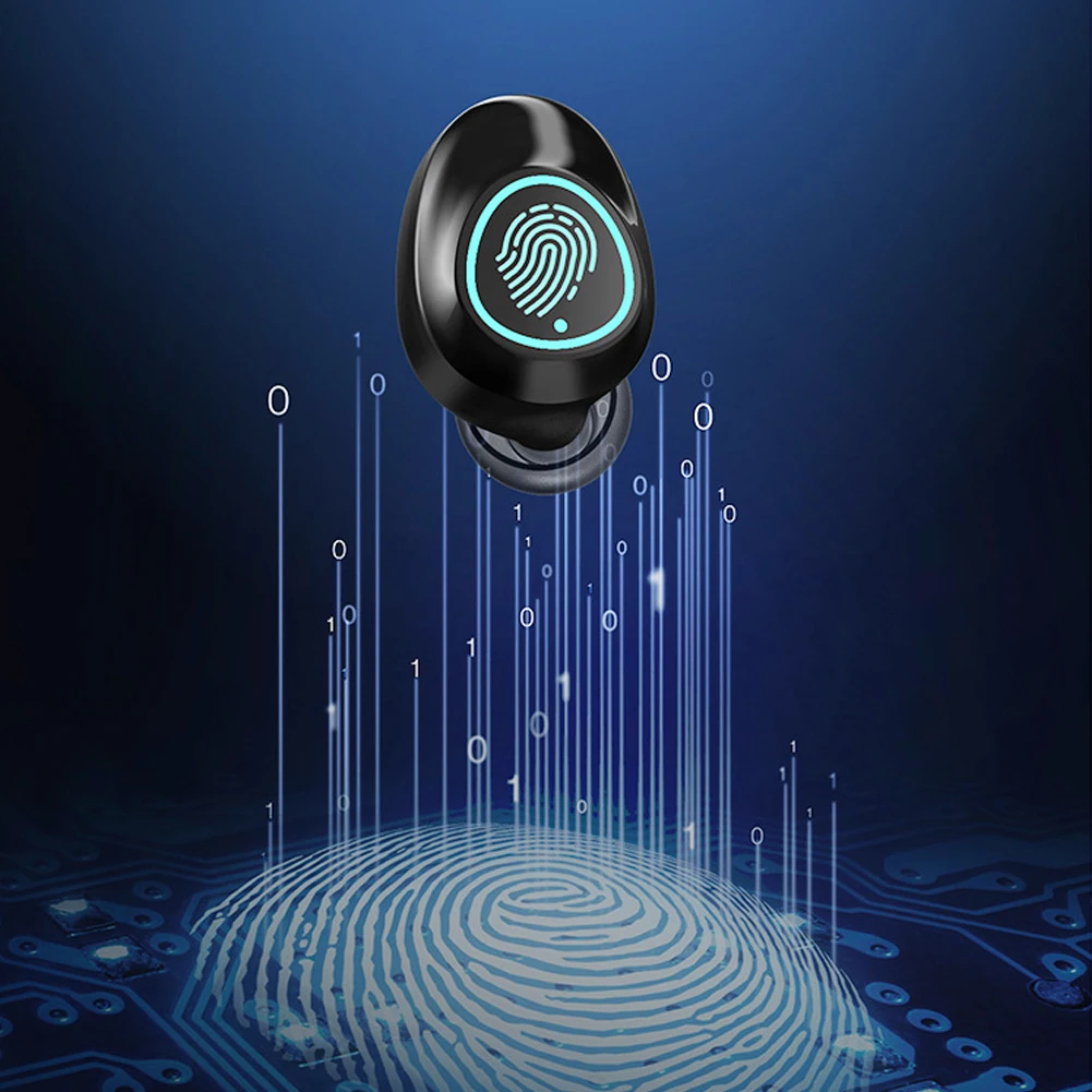 IPX7 водонепроницаемый Bluetooth наушники usb зарядка внешний аккумулятор портативный сенсорный контроль беспроводной голосовой помощник шумоподавление
