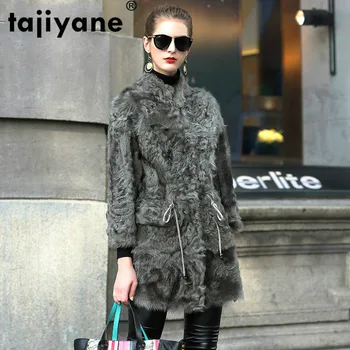 

Natural Women's Real Fur Coat Luxurious Wool Jacket Winter Coat Women Clothes 2019 Korean Vintage Double-faced Tops ZT4049