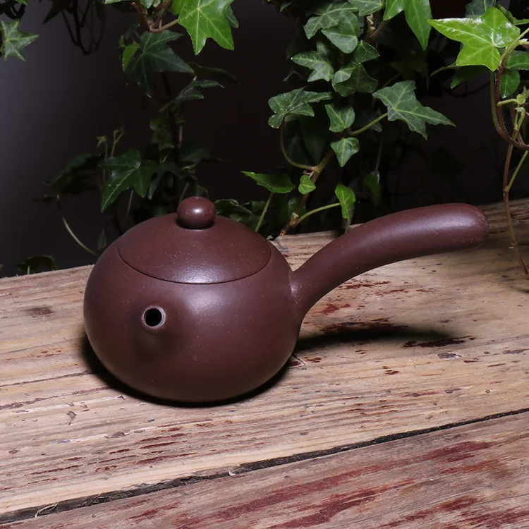 

A573 yixing recommended undressed ore recommended small xi shi Tang Yu pot of purple clay Lu Weiping hand-made