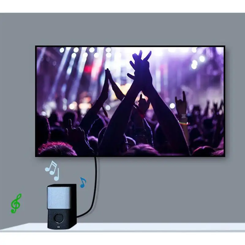 HDMI кабель 2 0 4K сплиттер ТВ STB разъем 3D и аудио обратный канал адаптер