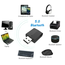 3 в 1 USB Bluetooth беспроводной адаптеры Bluetooth 5,0 адаптер передатчик ТВ приемник для ПК автомобильный комплект с кнопкой переключения