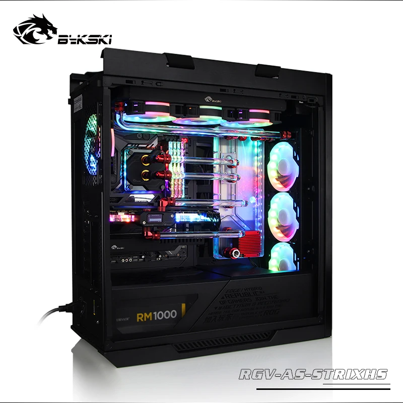 Bykski RGV-AS-STRIXHS воды распределительная плата для ASUS ROG strix HELIOS шасси