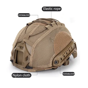 

Airsoft Hunting Multicam Helmet Cover CS Wargame Sport Helmet Cover For Ops-Core FAST PJ Helmet Cap Hats