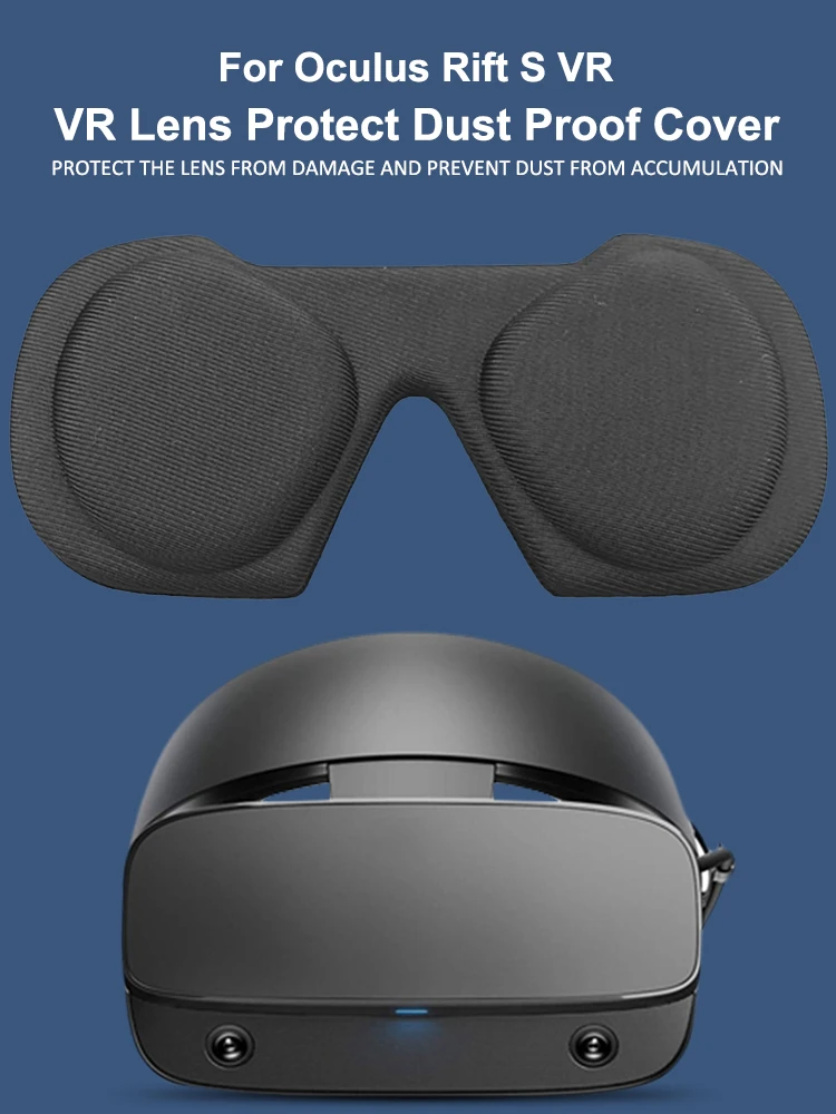 VR Защитная крышка для объектива Пылезащитная Накладка для Oculus Rift S VR игровая гарнитура