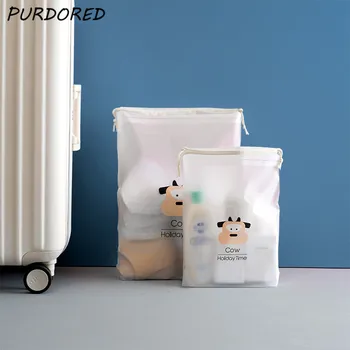 

5pcs/set Waterproof Underwear Storage Bags Travel Vacuum Bags for Clothes Wardrobe Closet Drawstring Storage Organizer Bag