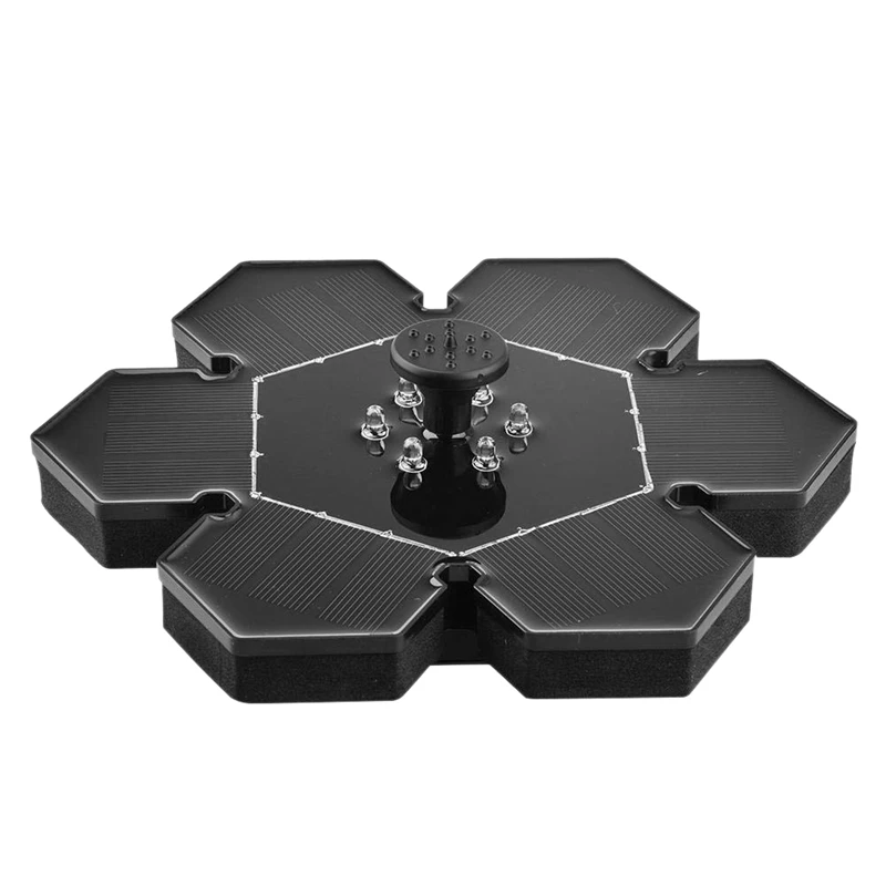 

Led 2.4 Ground Solar Fountain Pump Waterproof Solar Panel With Submersible Pump For Bird Bath Garden Fountain