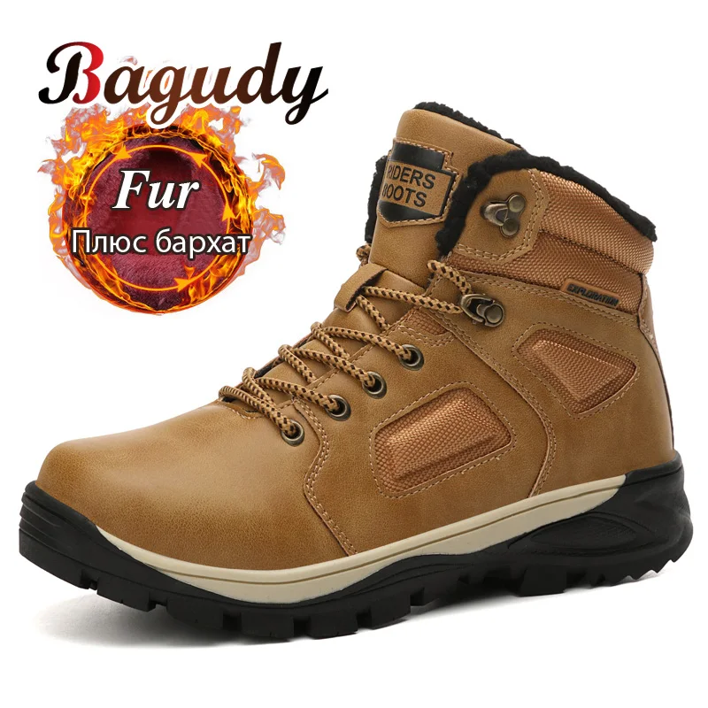 New Winter Warm Fur Men Boots Quality Waterproof Snow Boots Outdoor Desert Boots Men Winter Warm Shoes Comfortable Ankle Boots New Winter Warm Fur Men Boots Quality Waterproof Snow Boots Outdoor Desert Boots Men Winter Warm Shoes Comfortable Ankle Boots