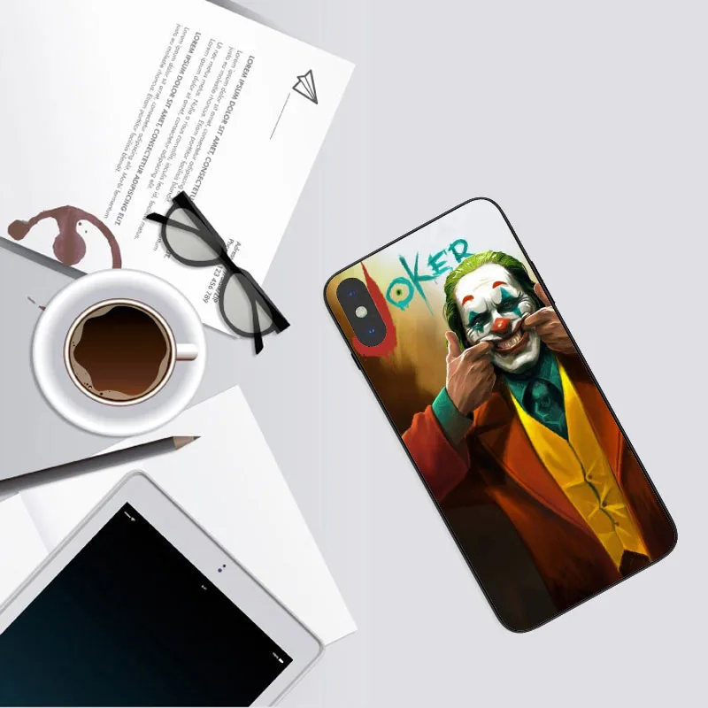 Joker Joaquin Черный силиконовый чехол для телефона, чехол для iPhone XS 11 11PRO MAX 5 5S 6 6splus 7 8 Plus XR MAX - Цвет: TPU