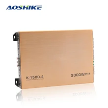 AOSHIKE 1 шт. 4 канальный автомобильный усилитель 2000 Вт HIFI Авто мощность стерео Бас автомобильный аудио динамик сабвуфер домашние автомобильные аудио усилители