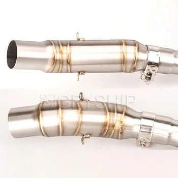 

Motorcycle Exhaust Muffler Front And Mid Link Pipe System For Kawasaki Z1000 Z1000SX 2010 - 2018 2019 Ninja 1000 Escape Slip-on