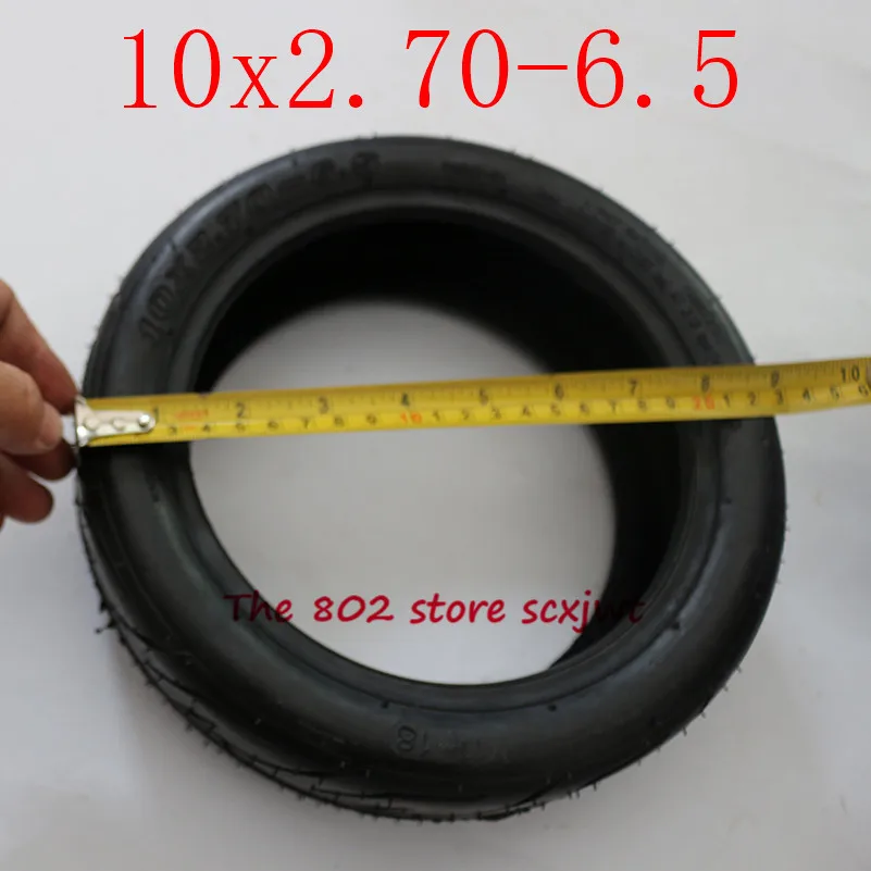 Хорошее качество 10 дюймов вакуумные шины 10x2. 70-6,5 бескамерные шины подходят для электрического скутера сбалансированные для многих размеров как это 10*2,70-6,5