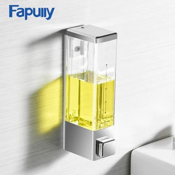 

Fapully Hotel Bathroom Hand Soap Dispenser Wall Mounted Liquid Soap Dispenser 250ML