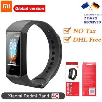 

Global Version Xiaomi Redmi Band 4C Smart Heart Rate Fitness Sport Tracker Bluetooth 5.0 Touch Large Color Screen USB Charging