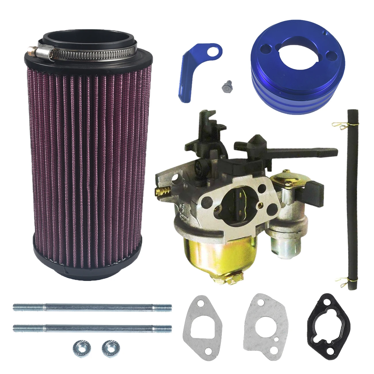 55mm CNC Carburetor Air Filter Velocity Stacks Wind Horn Cup For - Foto 14