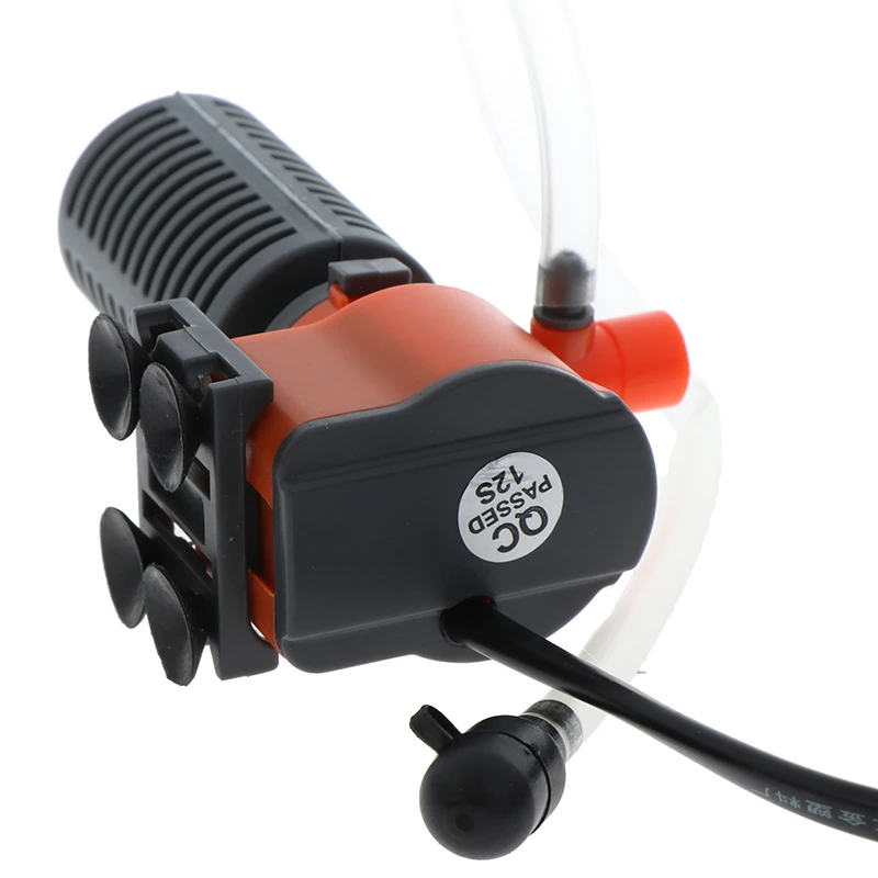 Mini 3 in 1 Multi-function Aquarium Purifier Water High Quality Fish Tank Filter 3W AC220-240V 50Hz US Plug