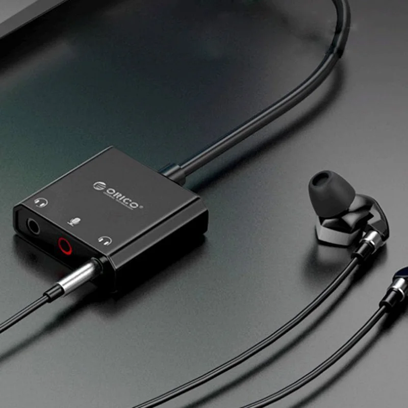 Orico USB External Sound Card Desktop Computer Notebook External Headphones Free Drive Independent Sound Card