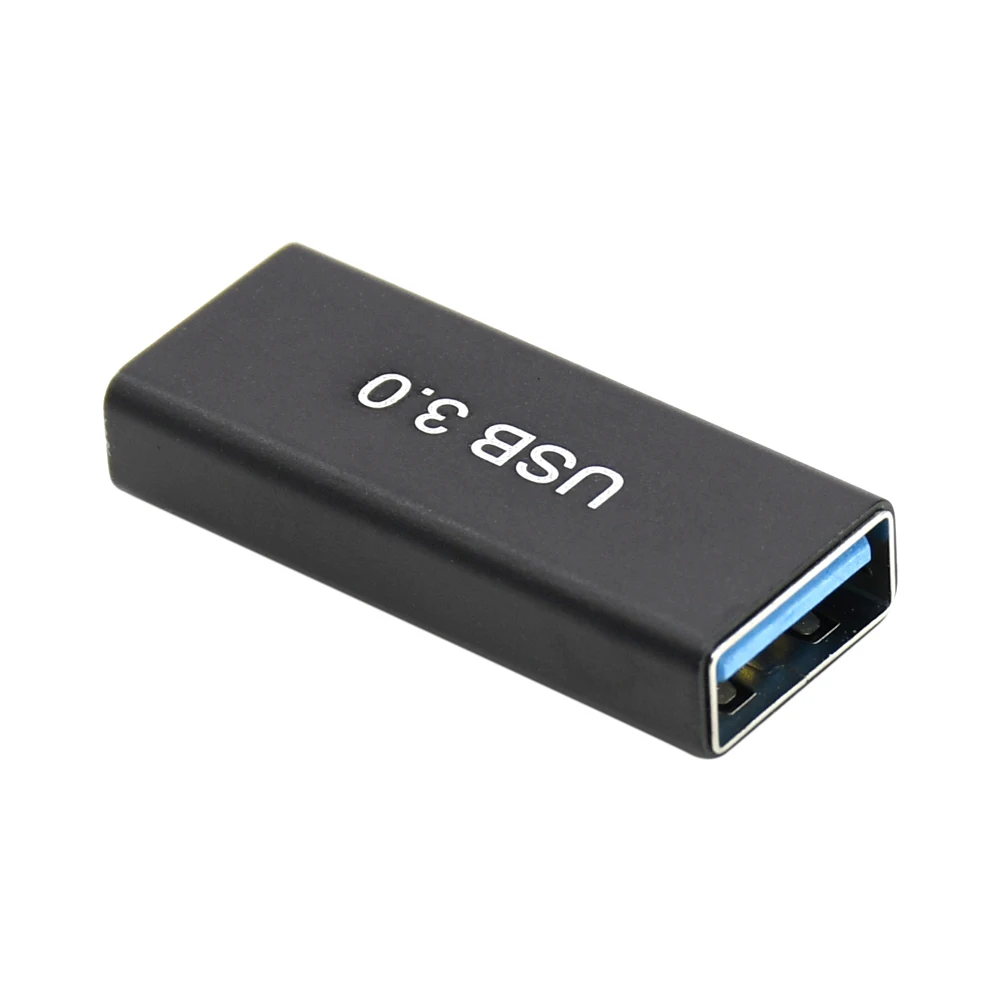 

100pcs/lot USB3.0 female to USB3.0 Female extension adapter USB3.0 extender