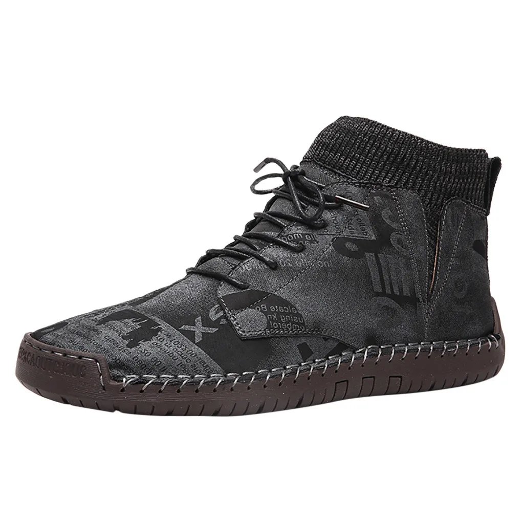 Мужская обувь; Новинка; модные ботинки; zapatos de hombre; армейские ботинки в стиле ретро; мужская повседневная обувь; дышащие носки; рабочие ботинки