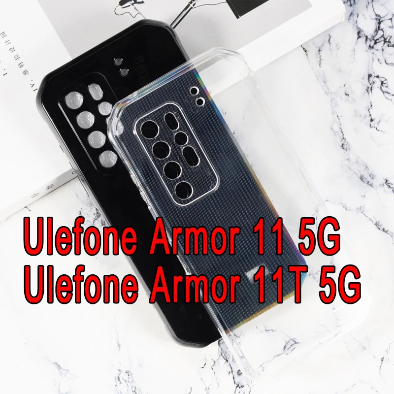 Armor 11T Fine Hole Anti-knock Phone Case For Ulefone Armor 11 5G Silicone Soft TPU Coque Back Cover For Ulefone Armor 11T Case