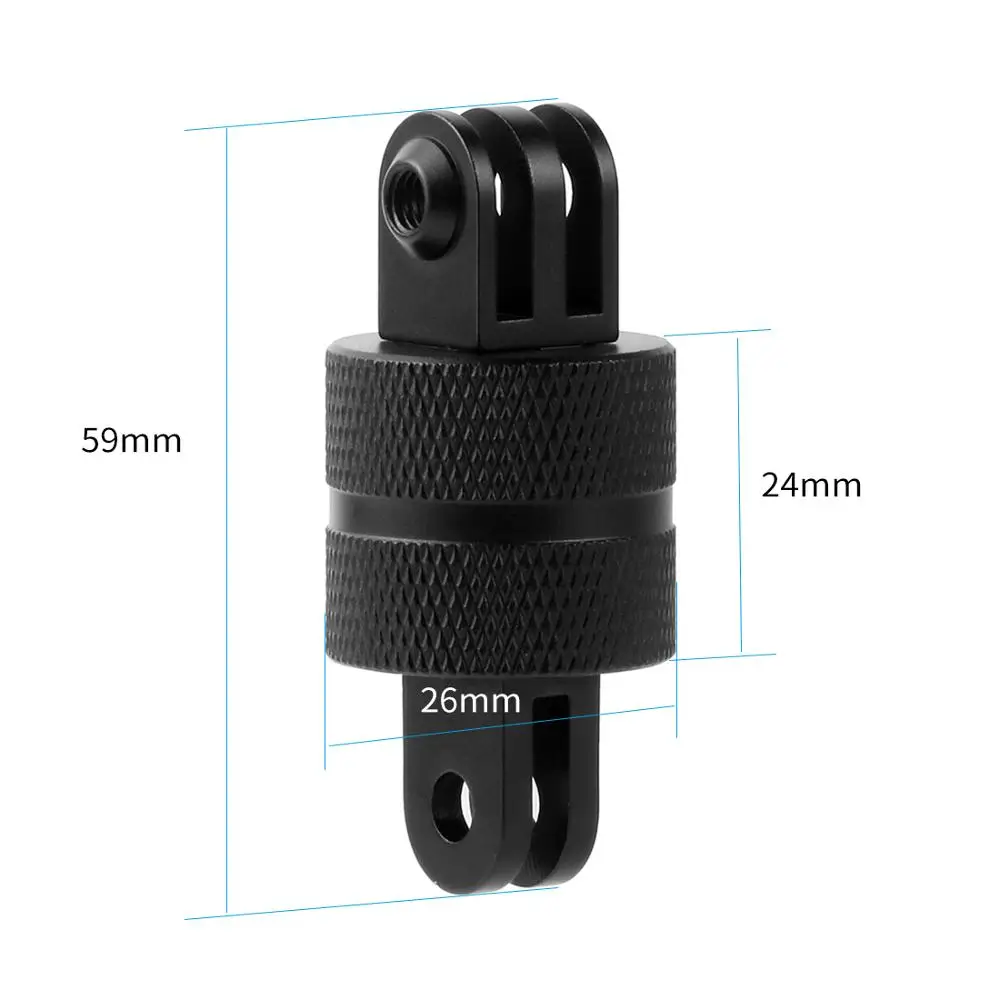 Sports Camera Accessories 360 Degree Rotating Joint Connector Bracket Tripod Mount Adapter for Gopro All Sjcam yi Action Cameras