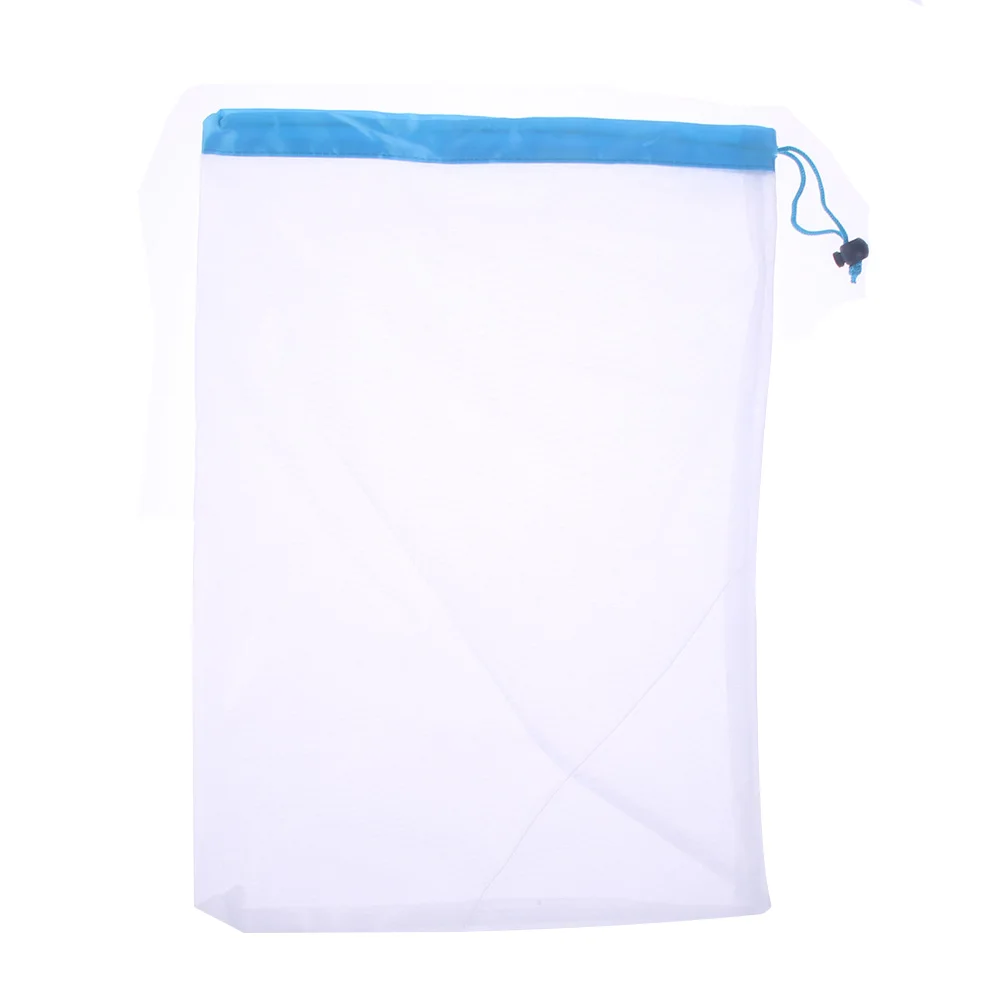 1 шт многоразовые сетчатые сумки для производства моющиеся Экологичные сумки для продуктовых покупок для хранения фруктов и овощей рюкзак сумки для покупок - Цвет: L 17x 12 inch
