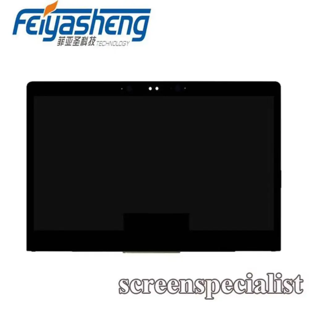 13 3 ''для HP EliteBook X360 1030 G2 ЖК-экран с сенсорным дигитайзером в сборе + рамка x |