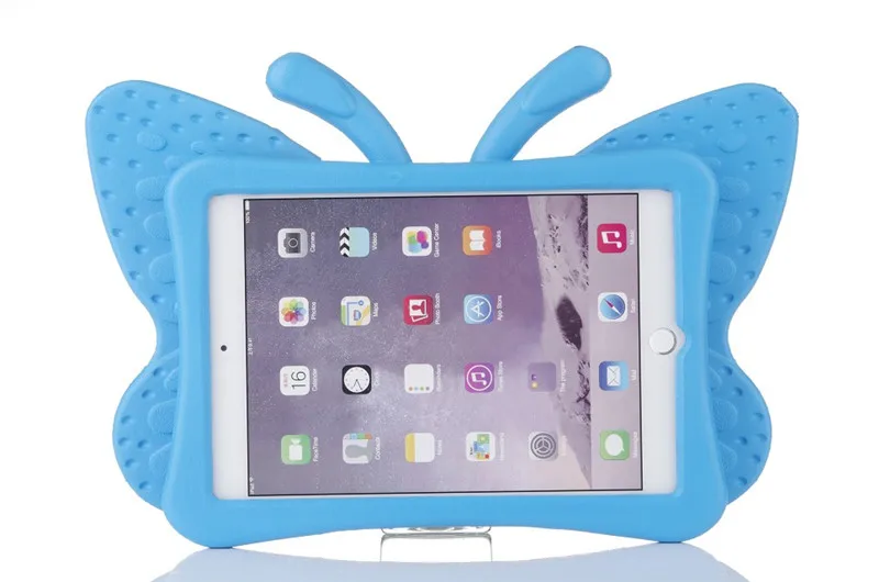 3D EVA противоударный чехол для iPad Mini 1 2 3 4 7," мультяшная БАБОЧКА подставка чехол для планшета для iPad Mini 4 5 детский безопасный чехол s
