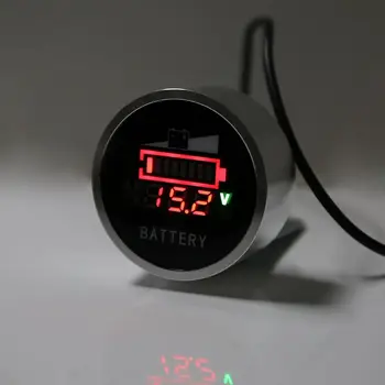 

DC 6-120V Lead-acid Lithium Battery Capacity Voltage Indicator Waterproof for Car Motorcycle 12V 24V 48V 72V 6-120V Test