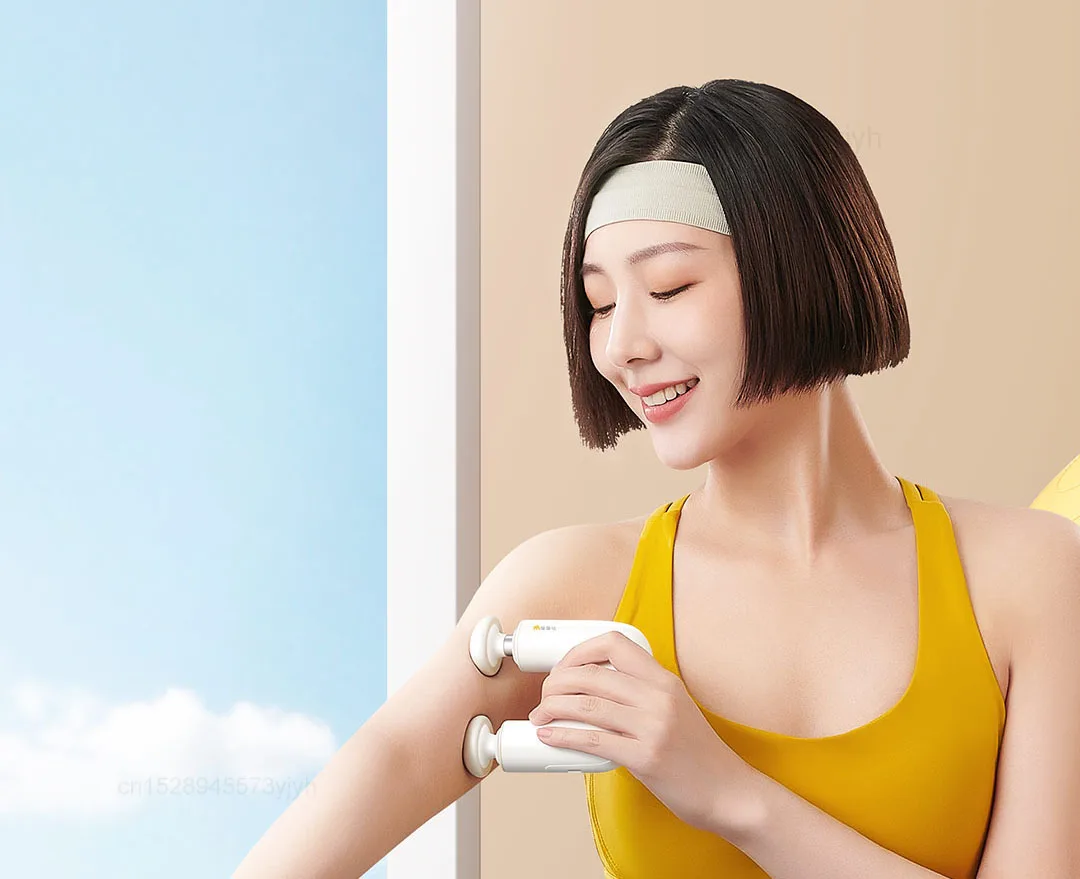 Youpin Momoda Double Head Mini Massger U Type Pocket Massage Gun description image 6