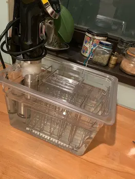 

Sous Vide Container with Lid for Circulator Sous Vide Culinary Cooker 11L Capacity