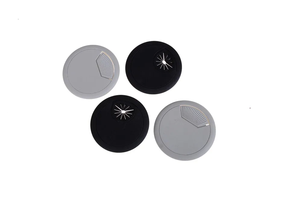 High Quality 2PCS/set 2 Colors Outlet Port Surface Wire Hole Cover