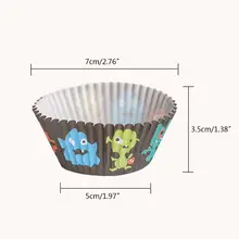 250 шт кексы на Хэллоуин обертки бумажная Форма для выпекания кекса лайнер день рождения