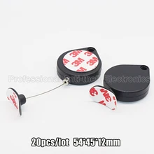 Противоугонная растягивающаяся коробка recoiler со стальной проволокой для ювелирных изделий, часов и очков, бритвы, электробритвы 20шт