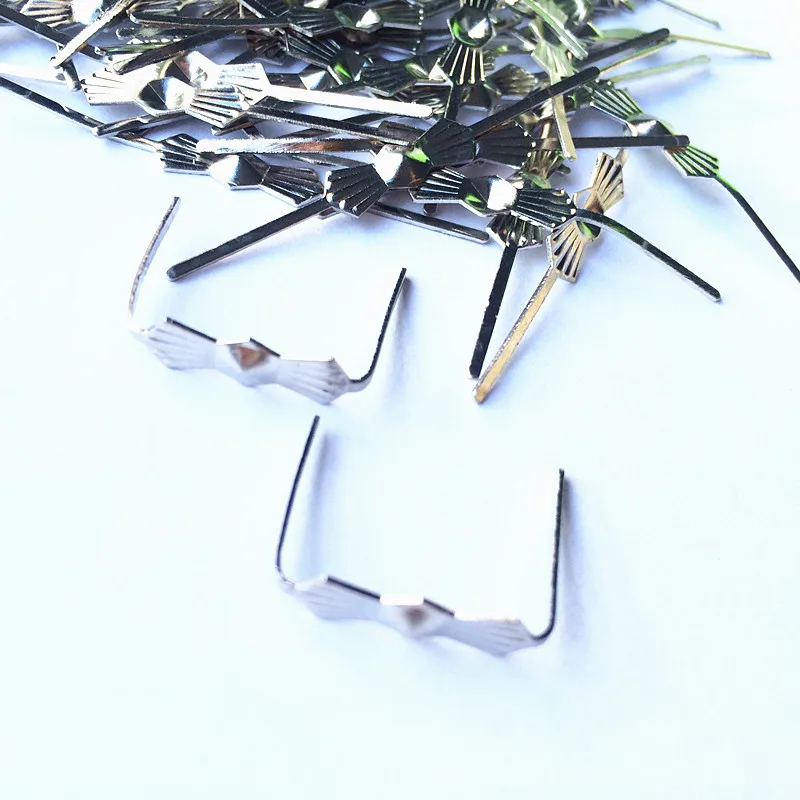 Whole Sale Price 1000ps 33mm Chrome Butterfly Shape Copper Bow tie For Bead Strand Accessories & Chandelier Part Metal Connector